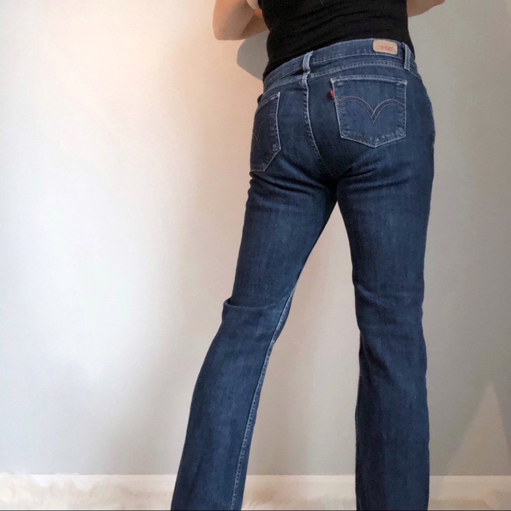 Levi’s Junior’s Curvy Cut 528 Bootcut Jeans, 9 Med - Picture 2 of 8